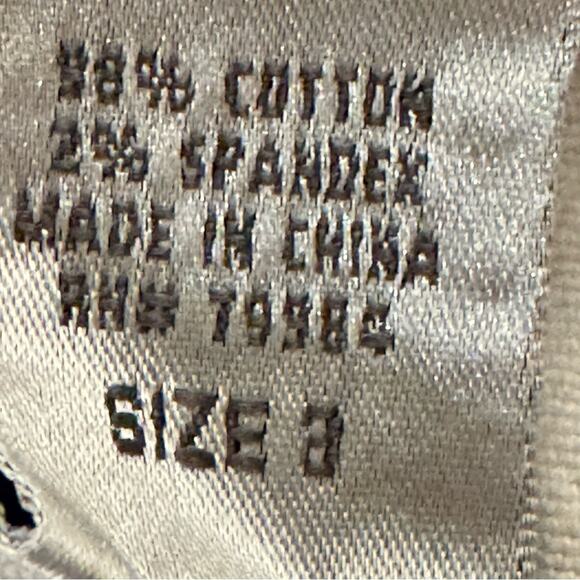 Chico's tan white stripe three button jacket size 16 (Chico's 3)
 b36 - Picture 3 of 4